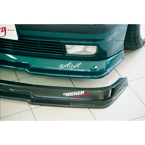 Rieger spoiler pod přední nárazník pro BMW řada 3 E36 compact, kabriolet, kupé, sedan, touring, plast ABS bez povrchové úpravy, s integrovanou lipou