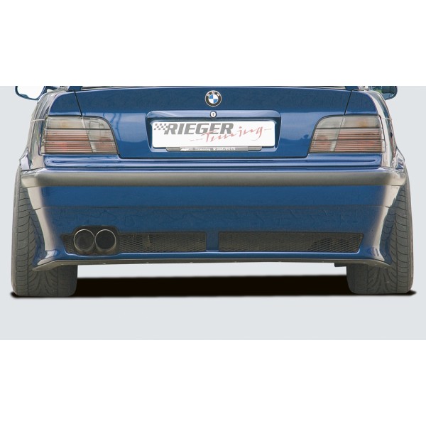 Rieger kompletní zadní nárazník RT 04 pro BMW řada 3 E36 kabriolet, kupé, sedan, touring, plast ABS bez povrchové úpravy