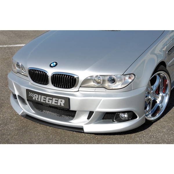 Rieger kompletní přední nárazník E92-Look pro BMW řada 3 E46 sedan, touring vč. faceliftu, plast ABS bez povrchové úpravy