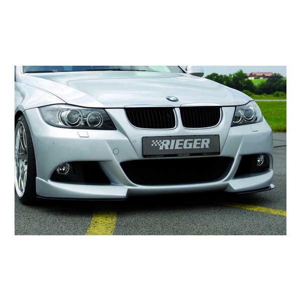Rieger kompletní přední nárazník pro BMW řada 3 E90, E91 sedan, touring před faceliftem, plast ABS bez povrchové úpravy, pro vozy s ostřikovači světlometů a parkovacím asistentem (PDC)