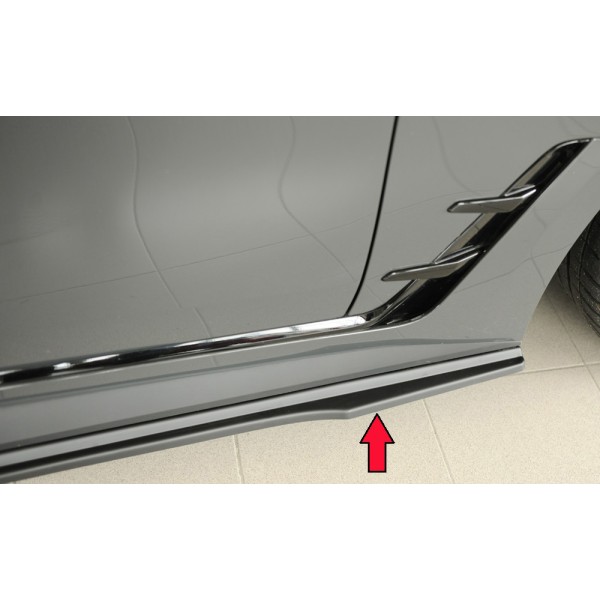 Rieger spoiler pod boční práh mont. strana pro BMW i4 M G26 gran coupe (5-dvéř.), r.v. 11/21-, plast ABS bez povrchové úpravy, pravá strana