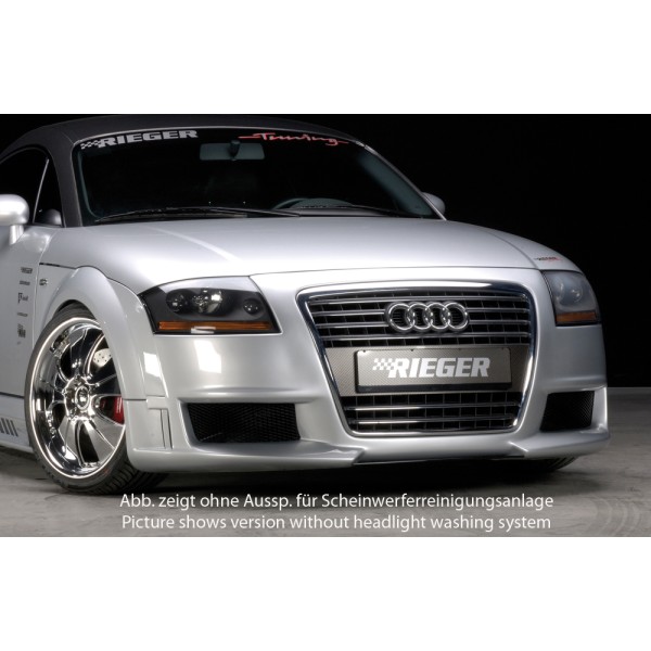 Rieger kompletní přední nárazník R-Frame pro Audi TT 8N kupé, roadster, plast ABS bez povrchové úpravy, pro vozy: s ostřikovači světlometů
