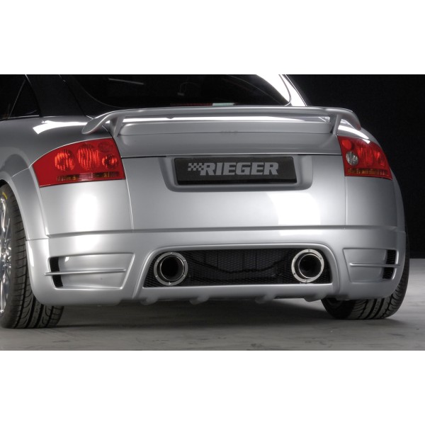 Rieger spoiler pod zadní nárazník new Design pro Audi TT 8N kupé, roadster r.v. 98-03, plast ABS bez povrchové úpravy