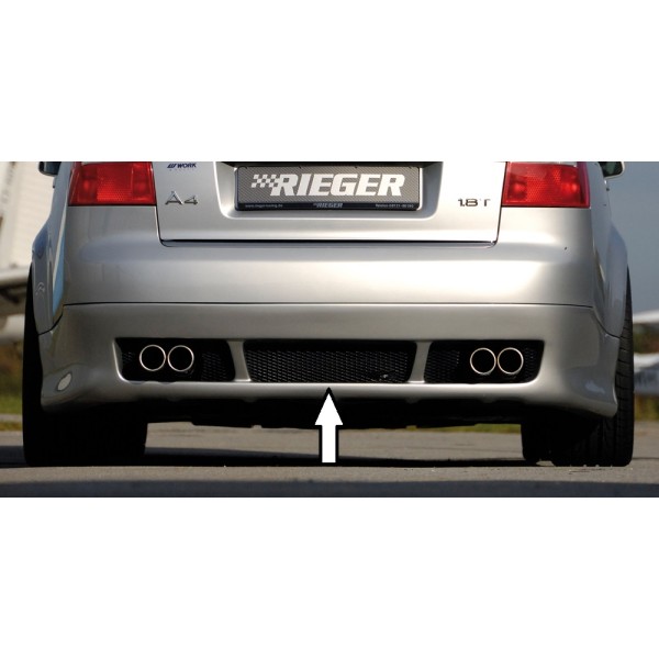Rieger spoiler pod zadní nárazník pro Audi A4 8E avant r.v. 11/00-10/04, plast ABS bez povrchové úpravy