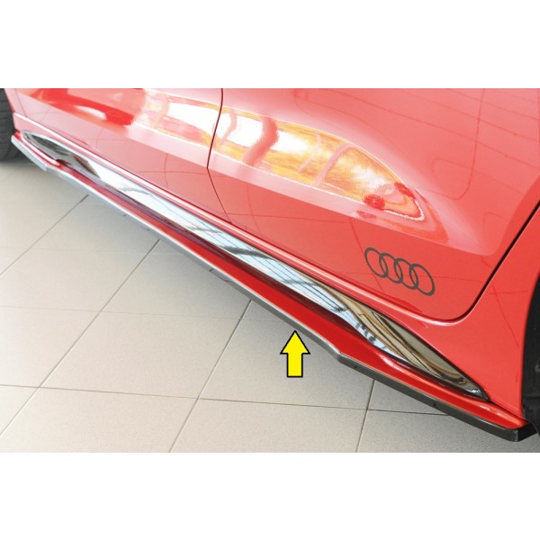 Rieger spoiler pod boční práh mont. strana levá pro Audi A3 S3 GY 5-dvéř. (sedan), r.v. 07/20-, plast ABS bez povrchové úpravy