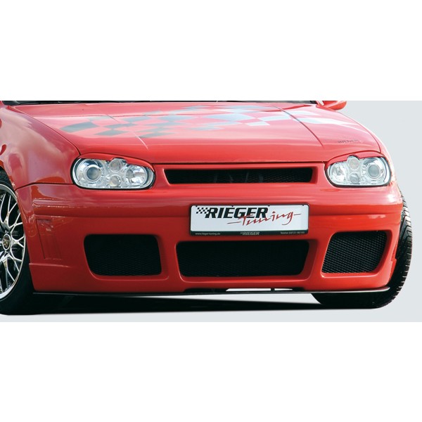Rieger kompletní přední nárazník RS4-Look pro Volkswagen Golf 4 1J 3-dvéř., 5-dvéř., plast ABS bez povrchové úpravy