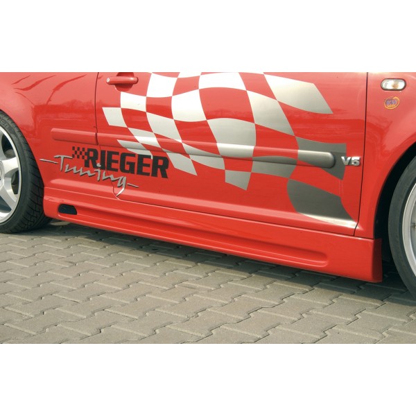 Rieger boční práh mont. strana pravá pro Volkswagen Bora 1J, plast ABS bez povrchové úpravy, s prolisem a výřezem