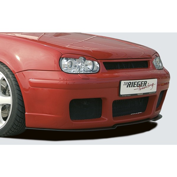 Rieger kompletní přední nárazník RS4-Look pro Volkswagen Golf 4 1J 3-dvéř., 5-dvéř., combi, plast ABS bez povrchové úpravy, bez žebrování, pro vozy s ostřikovači světlometů