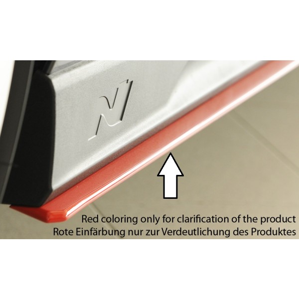 Rieger spoiler pod boční práh mont. strana levá pro Hyundai i30 N PDE 5-dvéř. (fastback), 5-dvéř. (hatchback), r.v. 07/17-, plast ABS bez povrchové úpravy