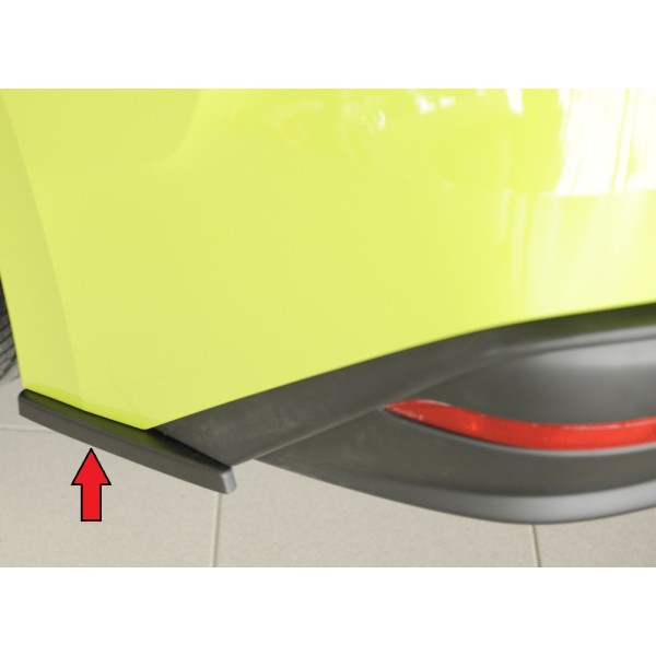 Rieger spoiler pod zadní nárazník na levé straně pro Škoda Enyaq iV RS SUV (5AZ) r.v. 07/21-, plast ABS bez povrchové úpravy