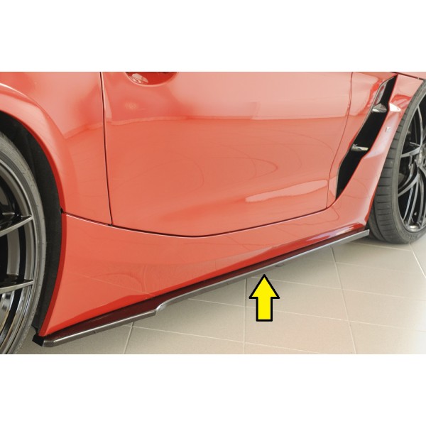 Rieger spoiler pod boční práh mont. strana pravá pro BMW Z4 G29, G4Z roadster, 03/19-, plast ABS lakovaný do černé lesklé barvy