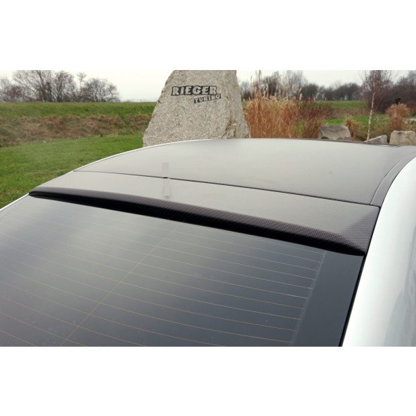 Rieger patka na zadní okno pro Mercedes CLK W209 kupé vč. faceliftu, 00/02-06/04, 07/04-, plast ABS s povrchovou úpravou Carbon-Look, bez výřezu pro anténu