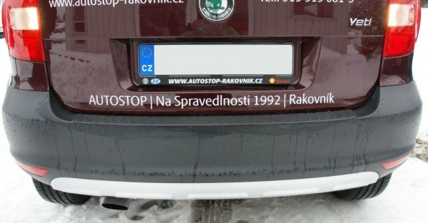 Škoda Yeti - Nákladový práh černý rastr