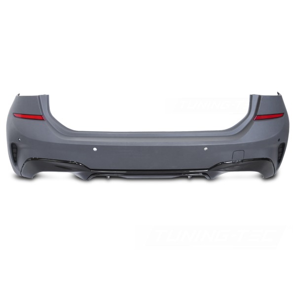 BMW G21 2019-2022 - Zadní nárazník PERFORMANCE STYL s PDC a parkovacím asistentem koncovky -[ ]--[ ]-