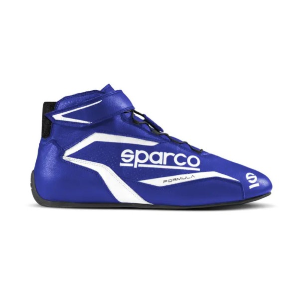 Závodní boty Sparco Formula s homologací FIA, Barva: modro-bílá