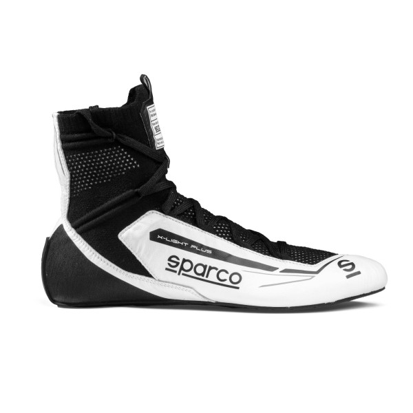 Závodní boty Sparco X-LIGHT PLUS, s homologací FIA, barva: bílo-černá