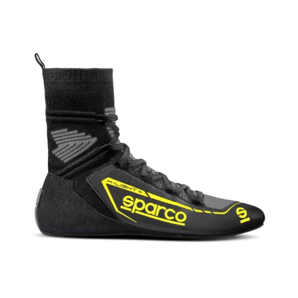 Závodní boty Sparco X-Light+ s homologací FIA, Barva: černo-žlutá