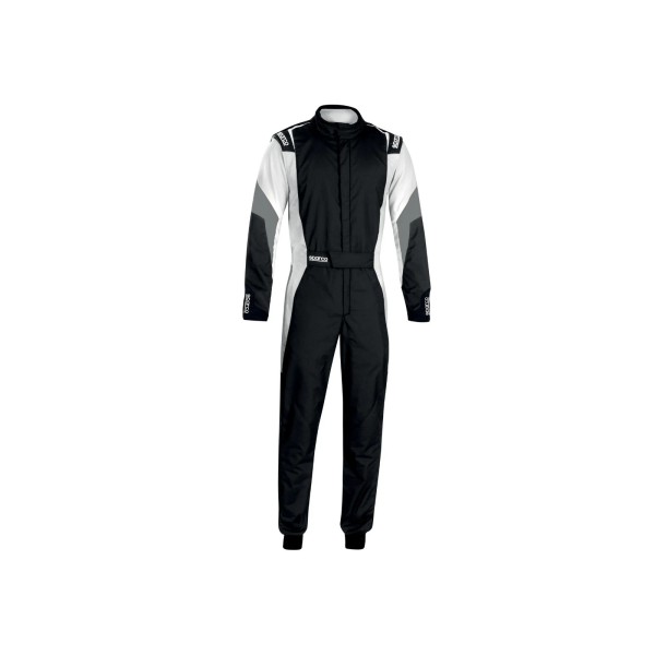 Závodní kombinéza Sparco Competition, homologace FIA, barva černo-bílá