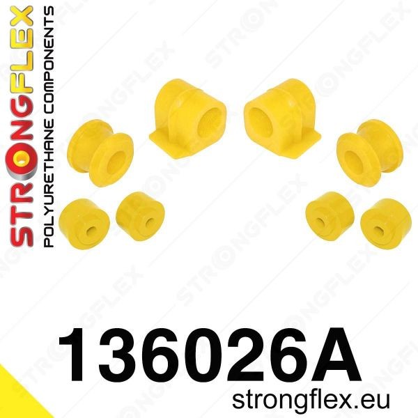 Opel Astra F 91-98 - uložení předního stabilizátoru 16-24mm, Sada - SPORT