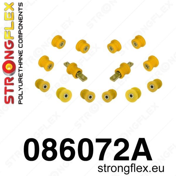MG ZS 01-05 - uložení zadní nápravy, bez silentbloku podelneho ramene (081105B) EU - Sada -SPORT