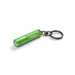 Škoda Auto - led baterka na klíče GREEN