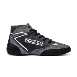 Závodní boty Sparco Prime Extreme s homologací FIA, Barva černo-bílá