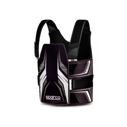 Sparco kartingová ochranná vesta K-TRACK, barva černo-bílá