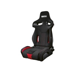 Sparco R333 polohovatelná a sklopná sportovní sedačka, barva: černo-červená