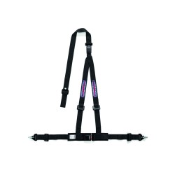 Tříbodový bezpečnostní pás Sparco CLUB H-3M DUAL Martini Racing, s homologací ECE, odpojitelný, barva: černá