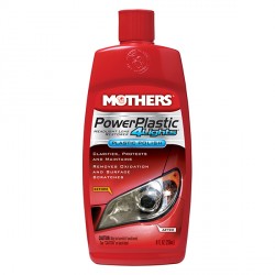 Mothers PowerPlastic 4Lights - leštěnka na světla a čiré plasty, 236 ml