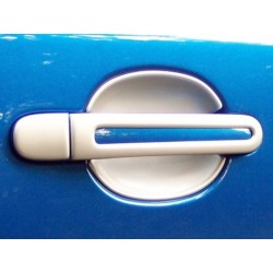 Škoda Roomster - Kryty pod kliky - malé, ABS stříbrný matný (2 ks)