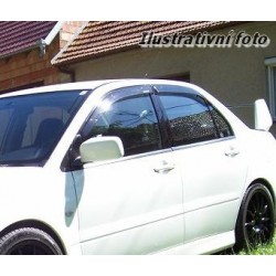 Přední a zadní plexi ofuky oken Dacia Sandero 5D 08R