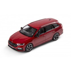 ŠKODA OCTAVIA IV RS COMBI - 1:43 - i-SCALE - Červená Velvet