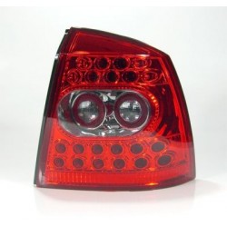 Zadní čiré lampy Opel Astra G 3/5d LED Červená