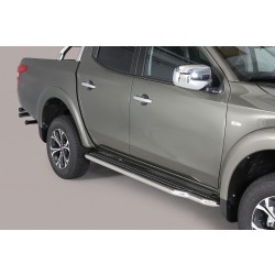 Boční nerezové nášlapy Fiat Fullback doublecab