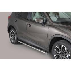 oválné boční nášlapy Misutonida se stupátky pro Mazda CX-5 facelift, od r.v. 2015-2017 , nerezové, 95x60mm