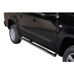oválné boční nášlapy Misutonida se stupátky pro Volkswagen Amarok, od r.v. 2010- / 2016- , nerezové, 95x60mm