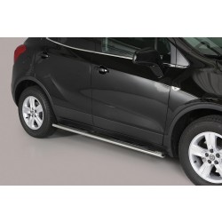 oválné boční nášlapy Misutonida se stupátky pro Opel Mokka / Mokka X, od r.v. 2012 - 2020, nerezové, 95x60mm