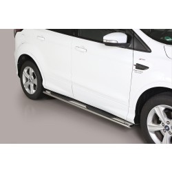 oválné boční nášlapy Misutonida se stupátky pro Ford Kuga II facelift, od r.v. 2017-> , nerezové, 95x60mm