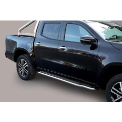 Boční nerezové nášlapy Mercedes X Class