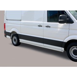 Nerez boční nášlapy Volkswagen Crafter, 63mm (MWB)