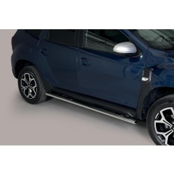 oválné boční nášlapy Misutonida se stupátky pro Dacia Duster, od r.v. 2018-> , nerezové, 95x60mm