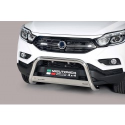 SsangYong Musso nerezový přední ochranný rám 63mm