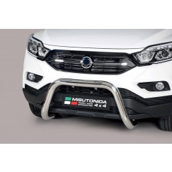 Ssangyong Musso nerezový přední ochranný rám 76mm