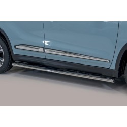 oválné boční nášlapy Misutonida se stupátky pro Suzuki Vitara, od r.v. 2019-> , nerezové, 95x60mm