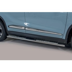 Nerez boční designové nášlapy Suzuki Vitara 2019
