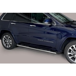 oválné boční nášlapy Misutonida se stupátky pro JEEP Grand Cherokee, od r.v. 2015- , nerezové, 95x60mm (NE pro Summit)