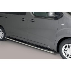 oválné boční nášlapy Misutonida se stupátky pro Opel ZAFIRA Life, od r.v. 2020- , nerezové, 95x60mm