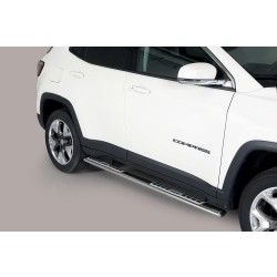 Nerez boční designové nášlapy JEEP Compass II