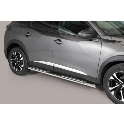 Nerez boční designové nášlapy Peugeot 2008 II